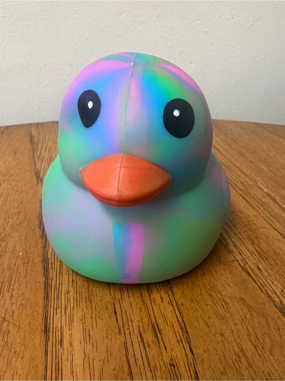 Squeeezy Multicolor Rubber Duck Squeeze Toy.